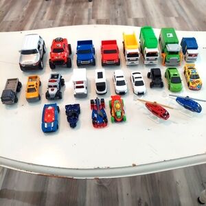 miscellaneous cars trucks helicopters total of 24